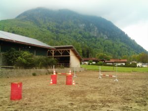 Der Reitplatz, den wir mitbenutzen dürfen