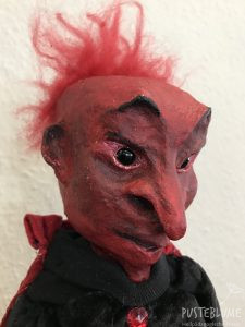 Photo einer Teufel-Handpuppe